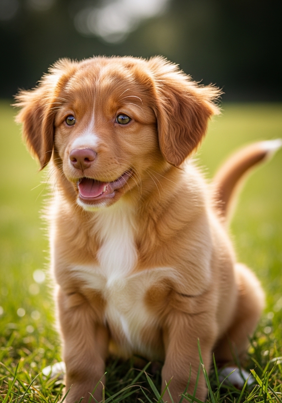 Nova Scotia Duck Tolling Retriever puppy