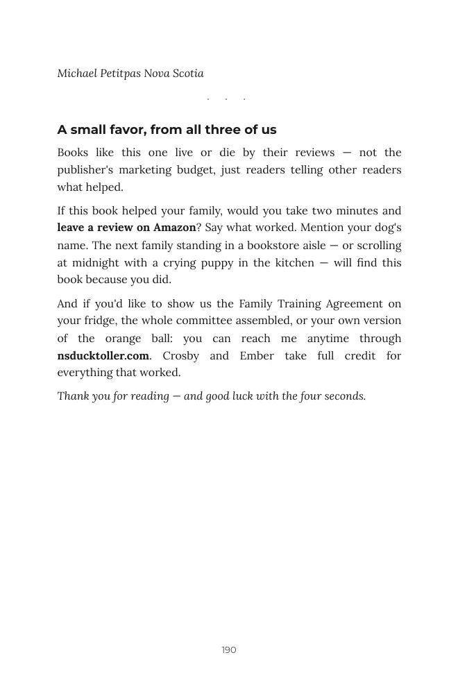 The book's closing page